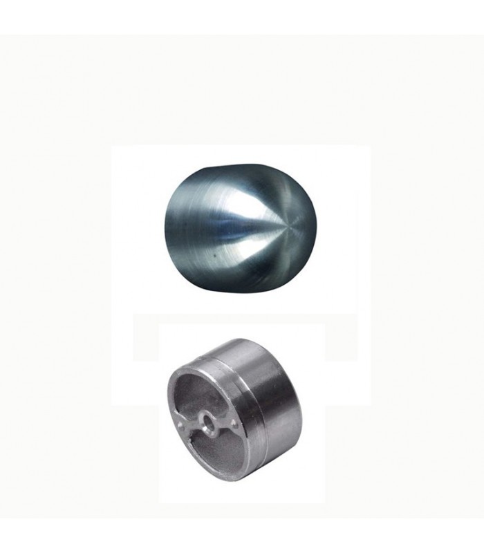 Finition bombée Ø42,4mm INOX316 pour rampes en bois