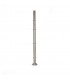 Poteau intermédiaire percé pour montage cable traversant ø4mm et verre. INOX 316