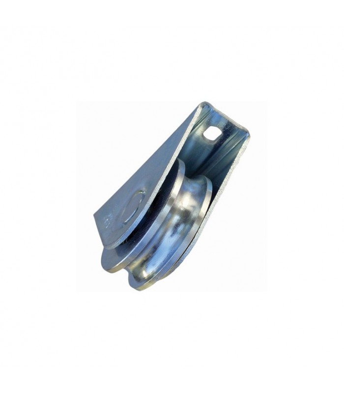Roulette à visser Ø60mm avec gorge en U ø16mmpour portails coulissants