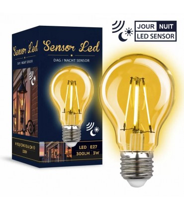 Ampoule 3 watt à capteur jour et nuit 300 lumens