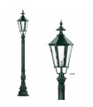 Lampadaire Heidelberg monté sur potelet hauteur 180cm