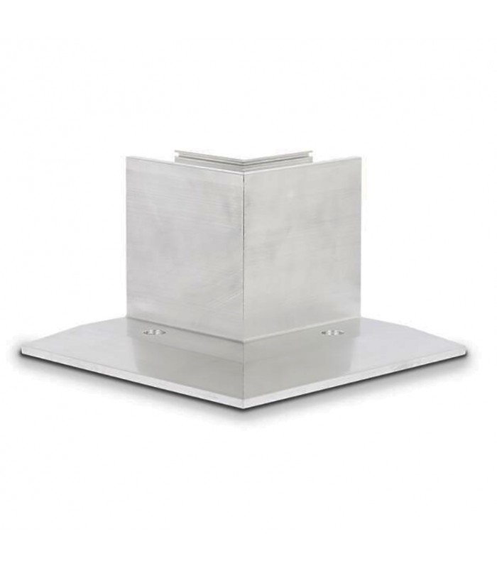 Angle intérieur pour profil IN29321 fixation au sol décalée