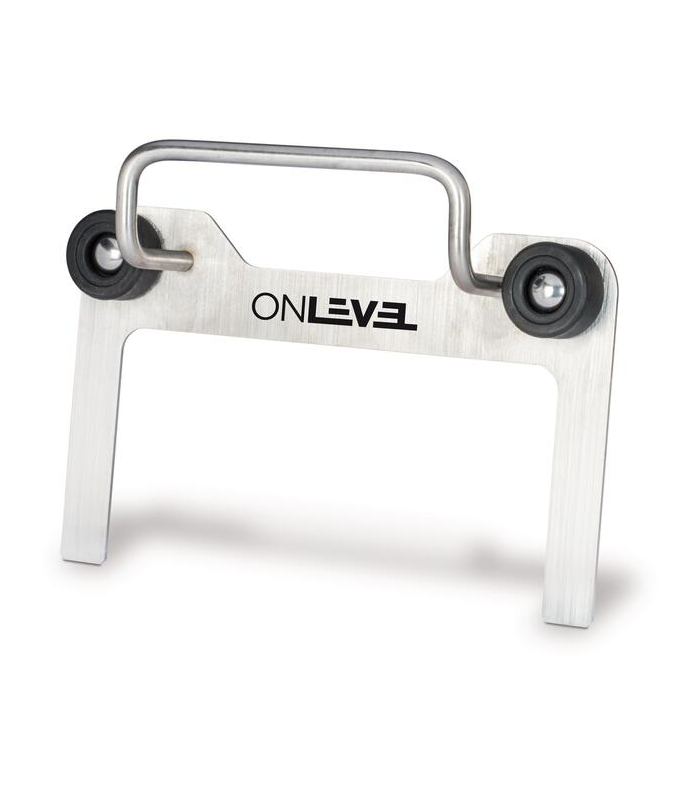 Outil de réglage longitudinal des verres dans un profil aluminium