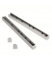 kit de profil aluminium anodisé pour appuis de fenêtre épaisseur 12,76mm