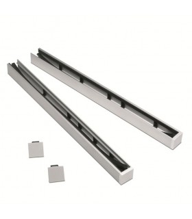 kit de profil aluminium anodisé pour appuis de fenêtre épaisseur 16,76mm