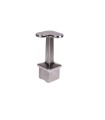 Support d'angle de main courante Ø42,4mm et poteau 40x40mm INOX316