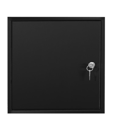 Porte de boite à lettres dans cadre à sceller