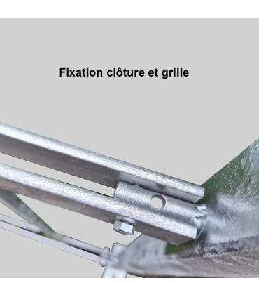 Poteau de départ à fixer de cloture ELEGANCE