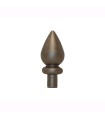 Pointes de lances 65mm embouts de 16mm en aluminium pour clôtures