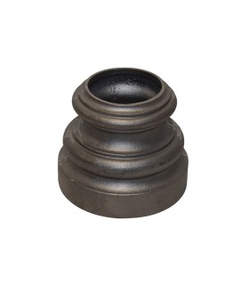 Embase en fonte hauteur 160mm pour tube ø100mm extérieur