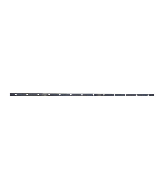Barre poinçonnée 30x8mm 13 trous ø15mm longueur 190cm pour clôtures et grilles