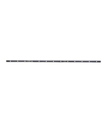 Barre poinçonnée 30x8mm 13 trous ø15mm longueur 190cm pour clôtures et grilles