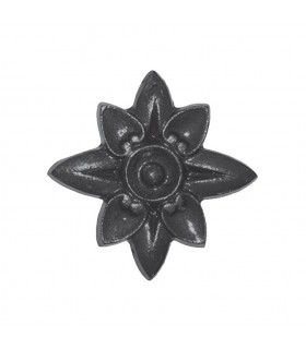 Rosaces en fonte 85x85mm épaisseur 12mm décoration de structures métal