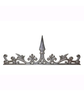 Ornement pointe de lance 500x200mm épaisseur 9mm pour clôtures et portails