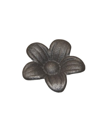 Rosace aluminium Ø80mm épaisseur 25mm décoration fleur ouverte