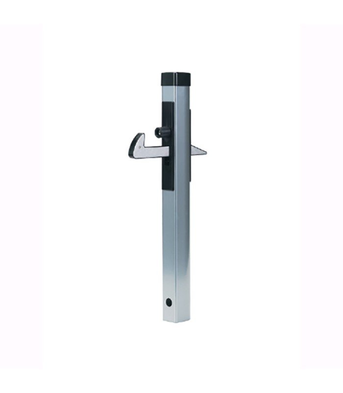 Butée arrêtoir à sceller en aluminium hauteur 500mm pour tube 40 à 60mm