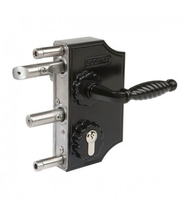 Serrure à pène INOX LAKQ pour portails ouvrants mécanisme inox