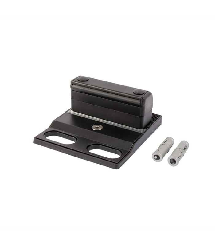 Sabot de portail butoir pour verrou ø20mm réglable de 40à60mm à fixer au sol