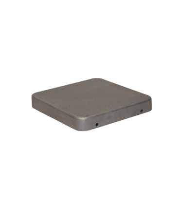 Couvre pilastre 100x100mm aluminium chapeau couvre poteau avec vis M4