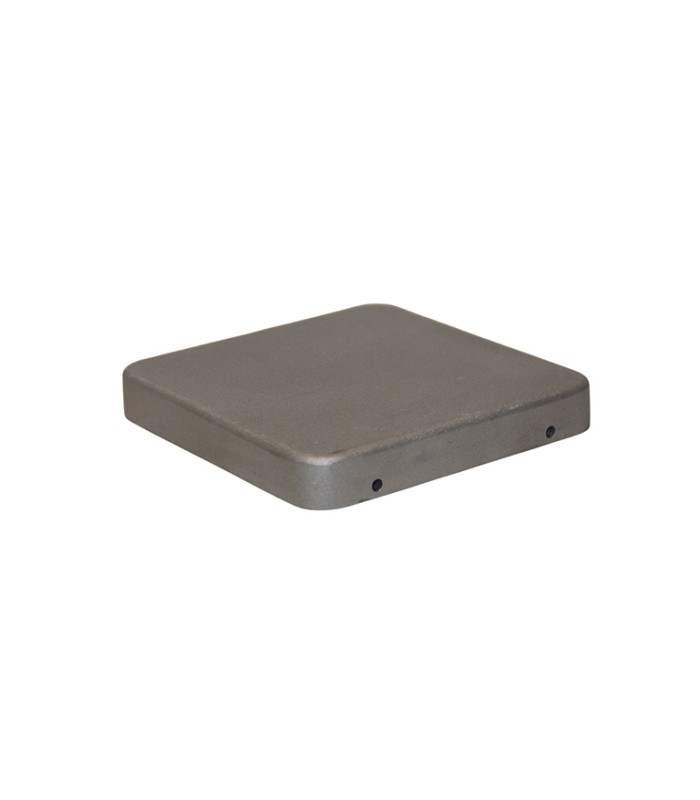 Couvre pilastre 200x200mm aluminium chapeau couvre poteau avec vis M4