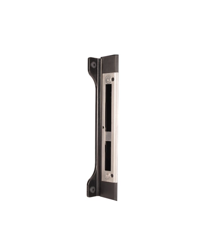 Gâche plate à encastrer réversible aluminium pour serrure à encastrer
