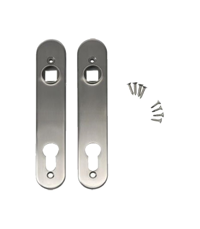 Plaques de propreté LOCINOX pour serrures à encastrer