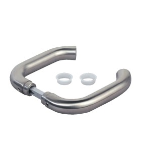 Jeu de béquilles LOCINOX acier inoxydable pour serrures à encastrer (8x8mm)