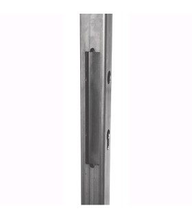 Tube pré-usiné 3 faces 40x40mm longueur 2m pour serrure Locinox FN3713