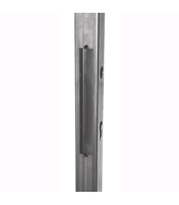 Tube pré-usiné 3 faces 40x40mm longueur 2m pour serrure Locinox FN3713