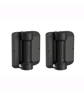 Lot de 2 charnières à ressort 180° LOCINOX Serval compact et ferme-porte