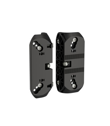 Lot de 2 charnières à ressort 180° LOCINOX Serval compact et ferme-porte