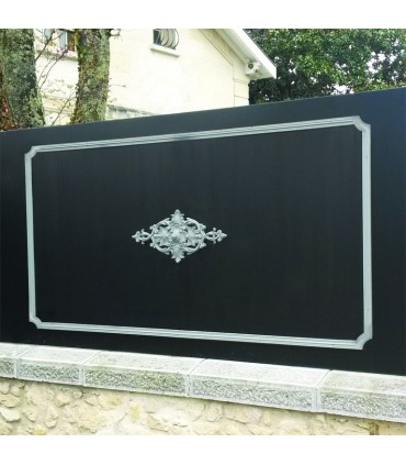 Profil mouluré 45x16mm pour soubassements de portails