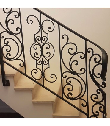 Panneau décoratif H830x260mm carré 12x12mm pour garde-corps