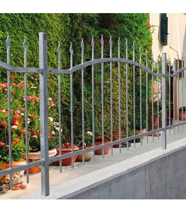 Poteau intermédiaire A SCELLER pour grille de clôture modèle ELEGANCE