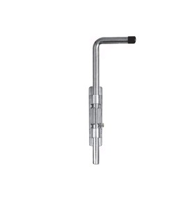 Verrou pistolet 400mm rond de ø16mm acier forgé à souder ou visser