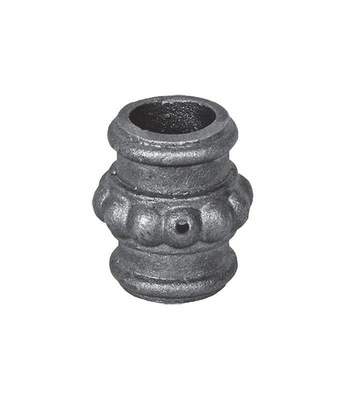 Manchons garnitures 40mm alésage ø16,5mm moyenne en fonte aciérée pour balustres