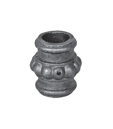 Manchons garnitures 40mm alésage ø16,5mm moyenne en fonte aciérée pour balustres