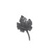 Feuille de vigne acier épaisse 90mm x 90mm epr3mm pour la décoration et les balustres