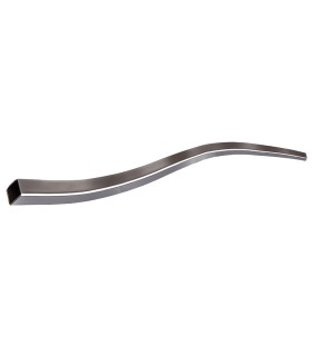 Double cintre, demi chapeau de gendarme en tube de 40x40mm longueur 3m