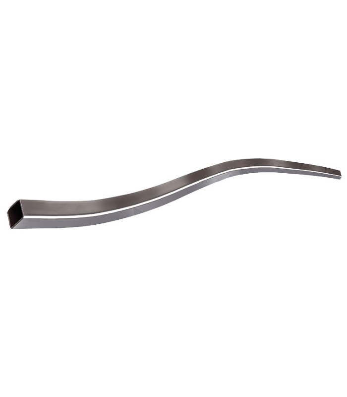 Double cintre, demi chapeau de gendarme en tube de 40x40mm longueur 3m