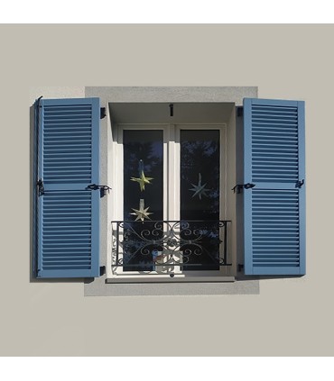 Panneau décoratif art déco 1100x540mm plat de 20x8mm volutes martelées queue de carpe