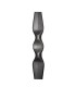 Balustre forgé coudé 1100mm rond ø14mm motif central pour escaliers et garde corps