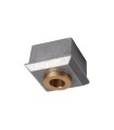 Jonction de Crapaudine 40x40mm alésage ø12mm aluminium et laiton