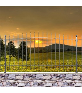 Grille de cloture Arco Milano 10 prête à poser