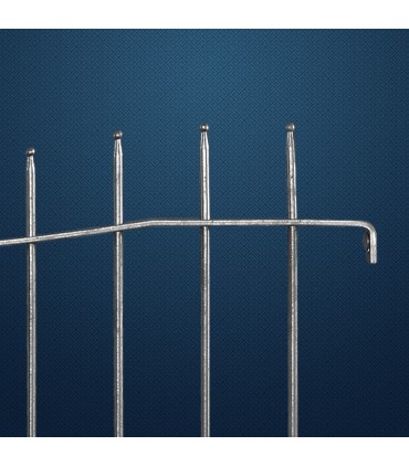 Grille de cloture Onda Milano 10 prête à poser
