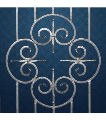Grille de cloture GENOVA 12 prête à poser