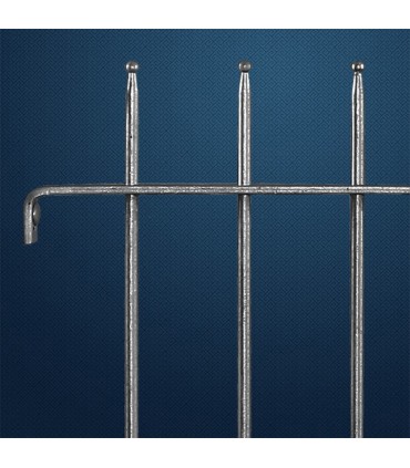 Grille de cloture TORINO 12 prête à poser