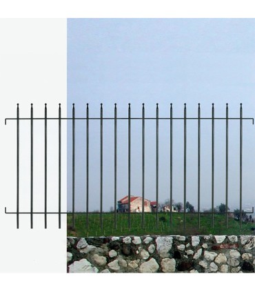 Grille de cloture TORINO 12 prête à poser