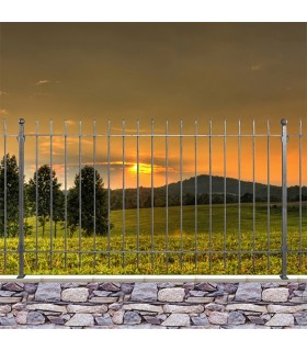 Grille de cloture TORINO 10 prête à poser