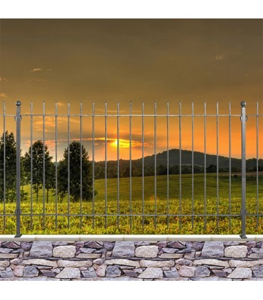 Grille de cloture TORINO 10 prête à poser